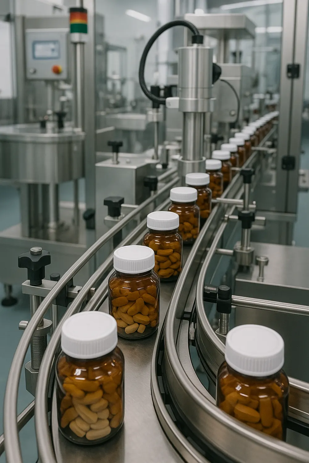 Pharmaceutical / Chemical — Cyfoss automatic lubrication